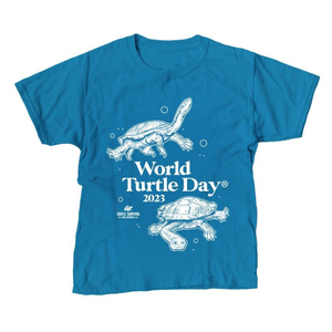 Celebrate turtles and tortoises with us by wearing Turtle Survival Alliance's 2023 World Turtle Day®️ apparel.