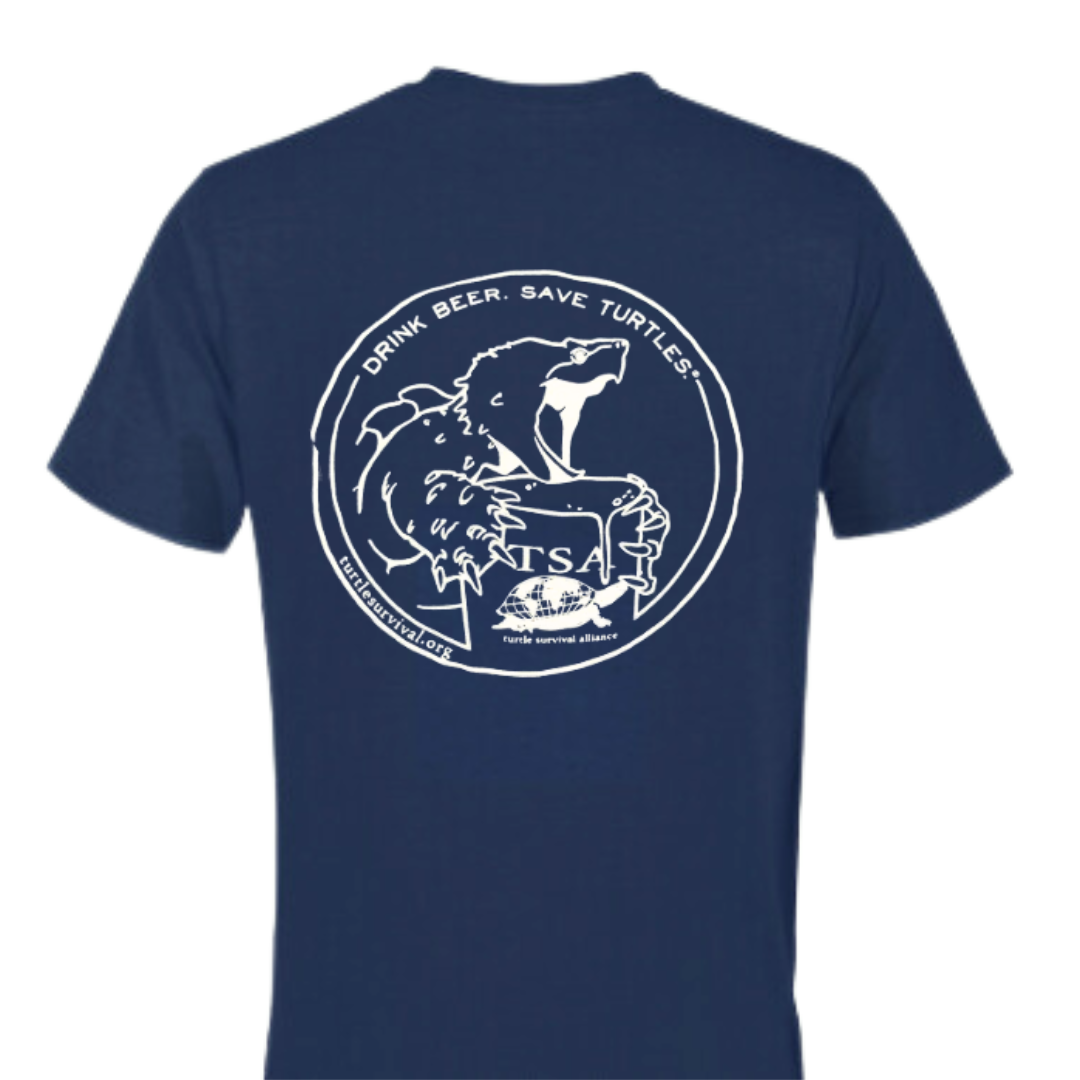 Drink Beer. Save Turtles.® Tee-Alligator Snapping Turtle Logo w/ TSA U ...