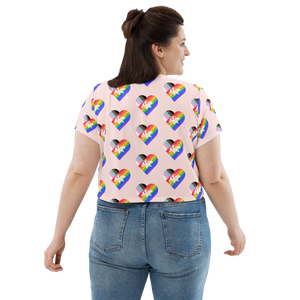 I Heart Turtles Pride Crop Tee