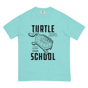 Open image in slideshow, Turtle School Comfort Colors Tee - Black
